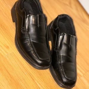 Boys black dress shoes